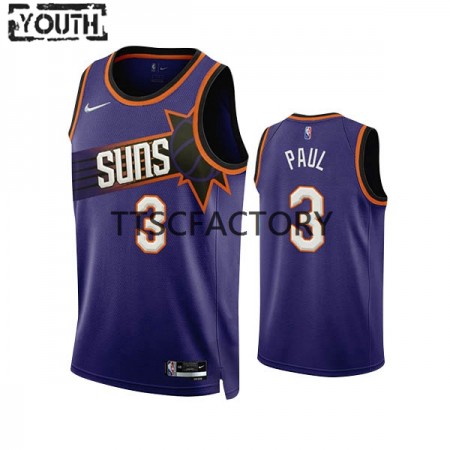 Maglia NBA Phoenix Suns Chris Paul 3 Nike 2022-23 Icon Edition Viola Swingman - Bambino